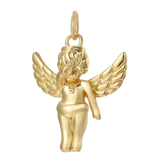 Angel baby charm