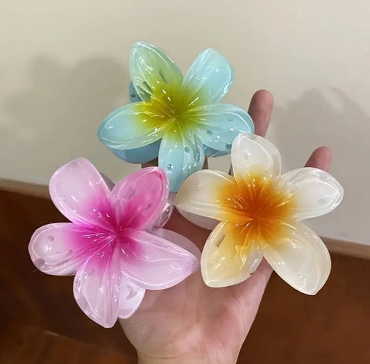 Flower claw clips set